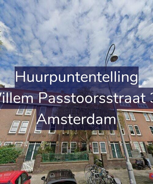 Foto gevel Huurpuntentelling voor Willem Passtoorsstraat 37, Amsterdam