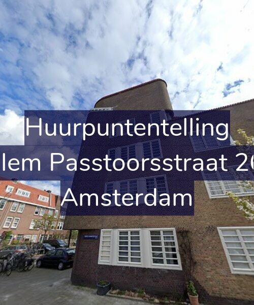 Foto gevel Huurpuntentelling voor Willem Passtoorsstraat 26-B, Amsterdam