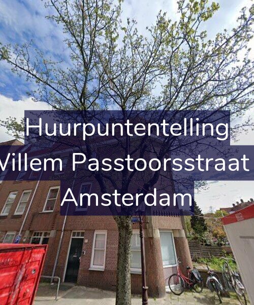 Foto gevel Huurpuntentelling voor Willem Passtoorsstraat 1, Amsterdam