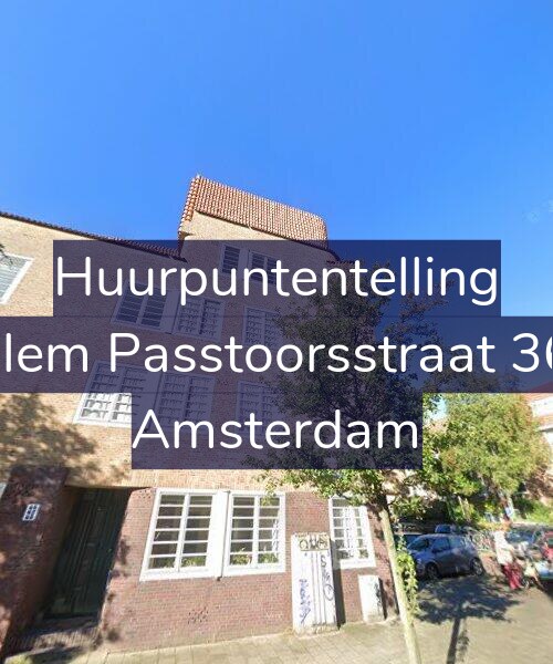 Foto gevel Huurpuntentelling voor Willem Passtoorsstraat 36-C, Amsterdam