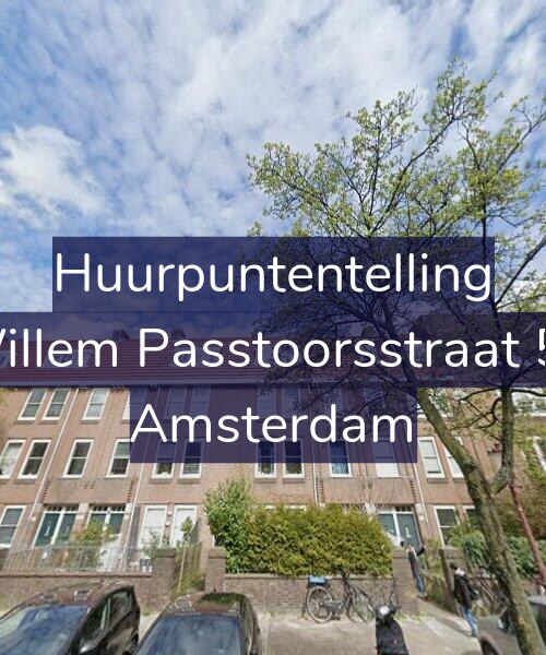 Foto gevel Huurpuntentelling voor Willem Passtoorsstraat 51, Amsterdam