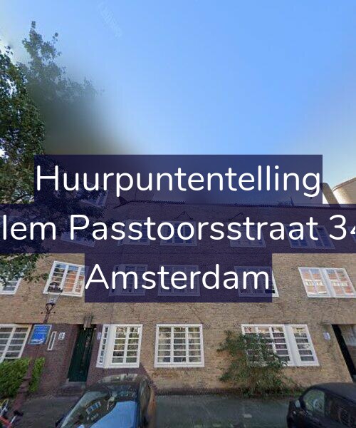 Foto gevel Huurpuntentelling voor Willem Passtoorsstraat 34-A, Amsterdam