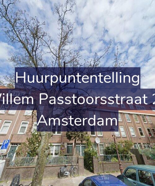 Foto gevel Huurpuntentelling voor Willem Passtoorsstraat 23, Amsterdam