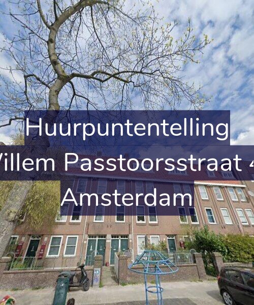 Foto gevel Huurpuntentelling voor Willem Passtoorsstraat 45, Amsterdam
