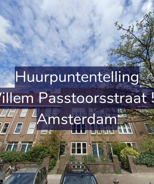 Foto gevel Huurpuntentelling voor Willem Passtoorsstraat 59, Amsterdam