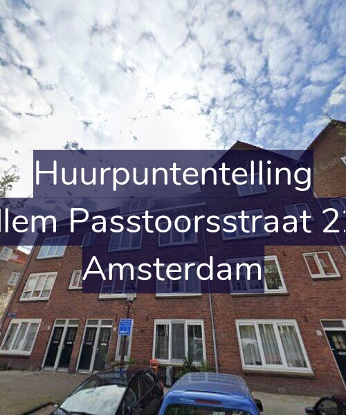 Foto gevel Huurpuntentelling voor Willem Passtoorsstraat 22-2, Amsterdam
