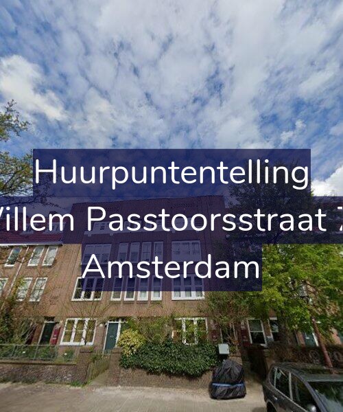 Foto gevel Huurpuntentelling voor Willem Passtoorsstraat 75, Amsterdam
