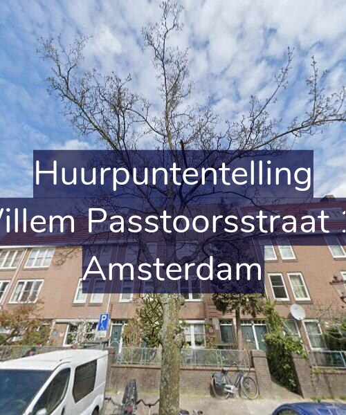 Foto gevel Huurpuntentelling voor Willem Passtoorsstraat 13, Amsterdam
