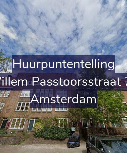 Foto gevel Huurpuntentelling voor Willem Passtoorsstraat 73, Amsterdam
