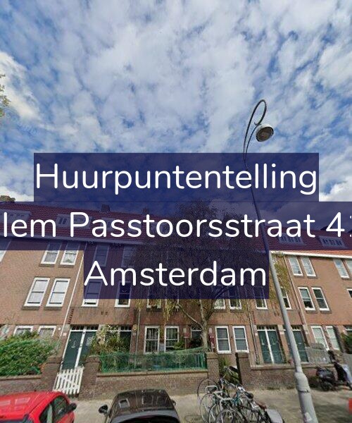 Foto gevel Huurpuntentelling voor Willem Passtoorsstraat 41-B, Amsterdam