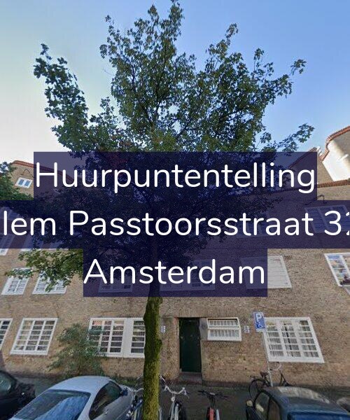 Foto gevel Huurpuntentelling voor Willem Passtoorsstraat 32-B, Amsterdam