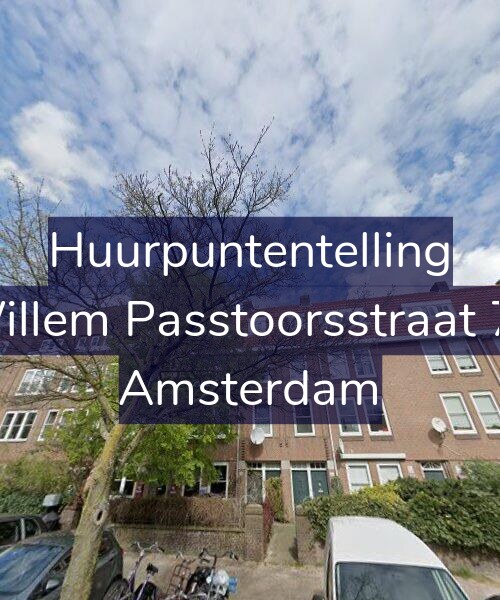 Foto gevel Huurpuntentelling voor Willem Passtoorsstraat 79, Amsterdam