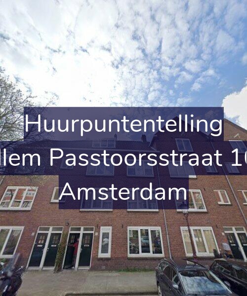 Foto gevel Huurpuntentelling voor Willem Passtoorsstraat 10-1, Amsterdam