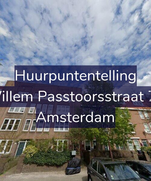 Foto gevel Huurpuntentelling voor Willem Passtoorsstraat 77, Amsterdam