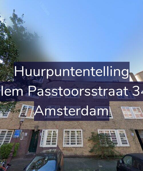 Foto gevel Huurpuntentelling voor Willem Passtoorsstraat 34-C, Amsterdam