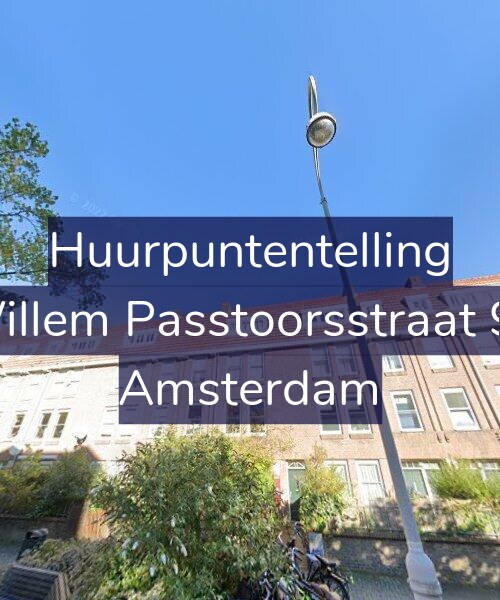 Foto gevel Huurpuntentelling voor Willem Passtoorsstraat 99, Amsterdam