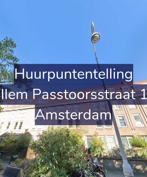 Foto gevel Huurpuntentelling voor Willem Passtoorsstraat 105, Amsterdam