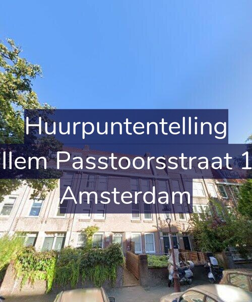Foto gevel Huurpuntentelling voor Willem Passtoorsstraat 119, Amsterdam