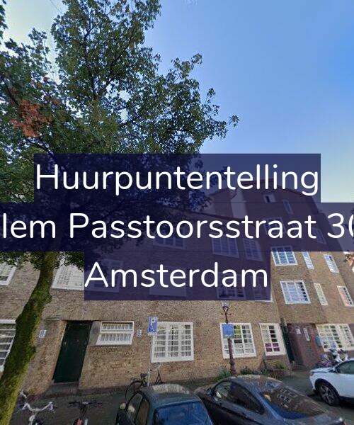 Foto gevel Huurpuntentelling voor Willem Passtoorsstraat 30-A, Amsterdam