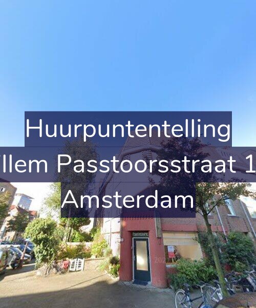 Foto gevel Huurpuntentelling voor Willem Passtoorsstraat 137, Amsterdam