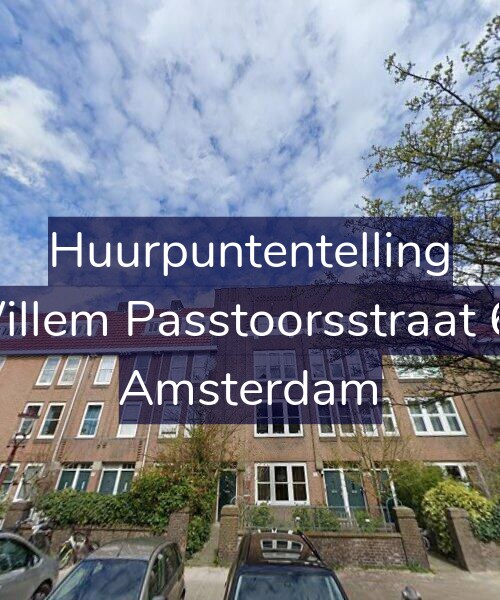 Foto gevel Huurpuntentelling voor Willem Passtoorsstraat 63, Amsterdam