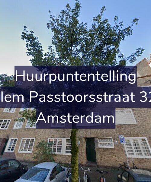 Foto gevel Huurpuntentelling voor Willem Passtoorsstraat 32-A, Amsterdam