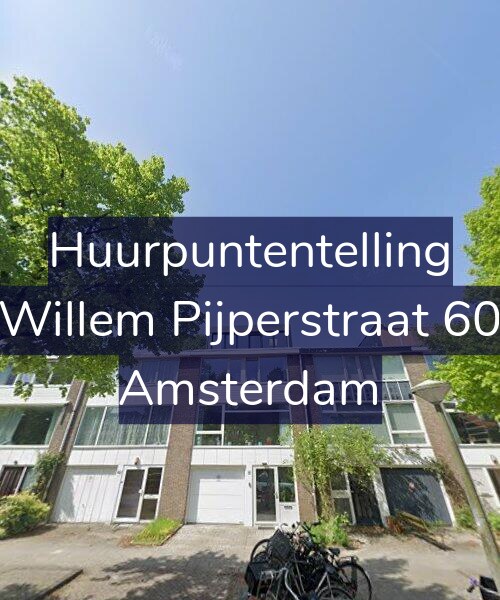 Foto gevel Huurpuntentelling voor Willem Pijperstraat 60, Amsterdam