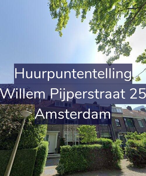 Foto gevel Huurpuntentelling voor Willem Pijperstraat 25, Amsterdam
