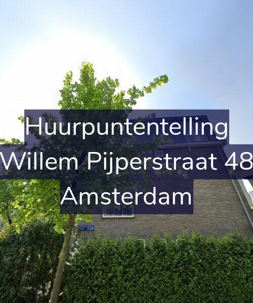 Foto gevel Huurpuntentelling voor Willem Pijperstraat 48, Amsterdam