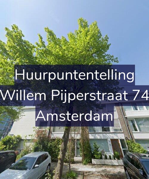 Foto gevel Huurpuntentelling voor Willem Pijperstraat 74, Amsterdam