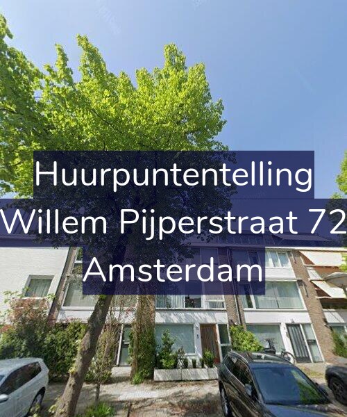 Foto gevel Huurpuntentelling voor Willem Pijperstraat 72, Amsterdam