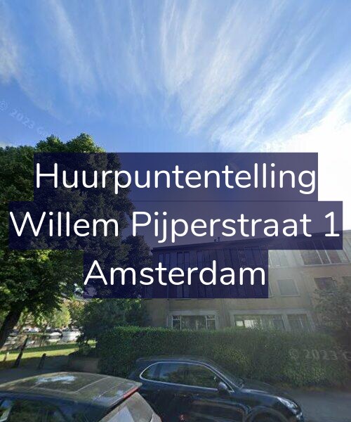 Foto gevel Huurpuntentelling voor Willem Pijperstraat 1, Amsterdam