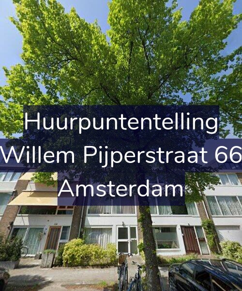 Foto gevel Huurpuntentelling voor Willem Pijperstraat 66, Amsterdam