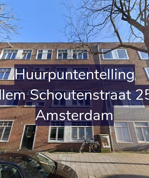 Foto gevel Huurpuntentelling voor Willem Schoutenstraat 25-H, Amsterdam