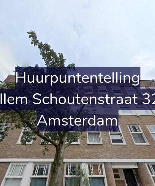 Foto gevel Huurpuntentelling voor Willem Schoutenstraat 32-2, Amsterdam