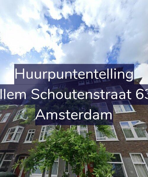Foto gevel Huurpuntentelling voor Willem Schoutenstraat 63-3, Amsterdam