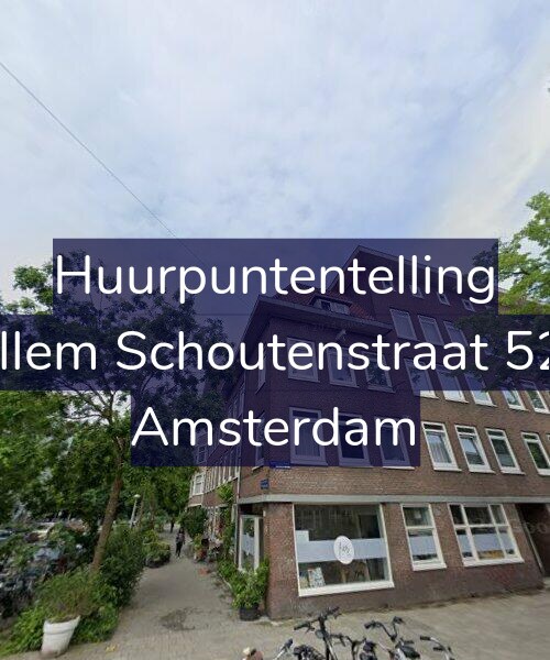 Foto gevel Huurpuntentelling voor Willem Schoutenstraat 52-1, Amsterdam