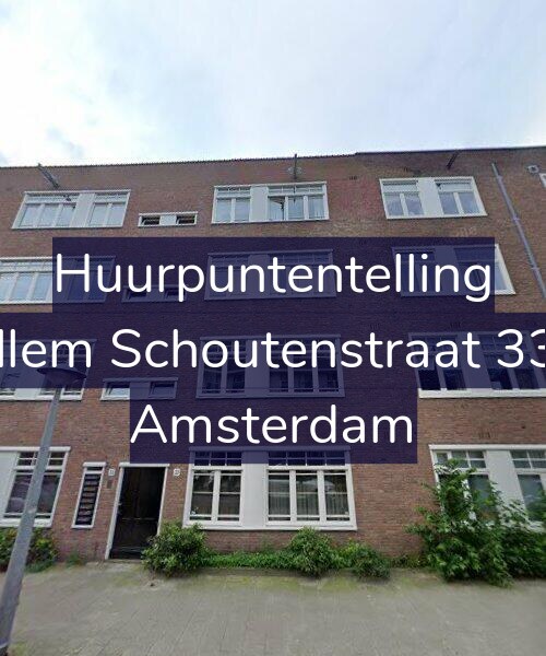 Foto gevel Huurpuntentelling voor Willem Schoutenstraat 33-H, Amsterdam