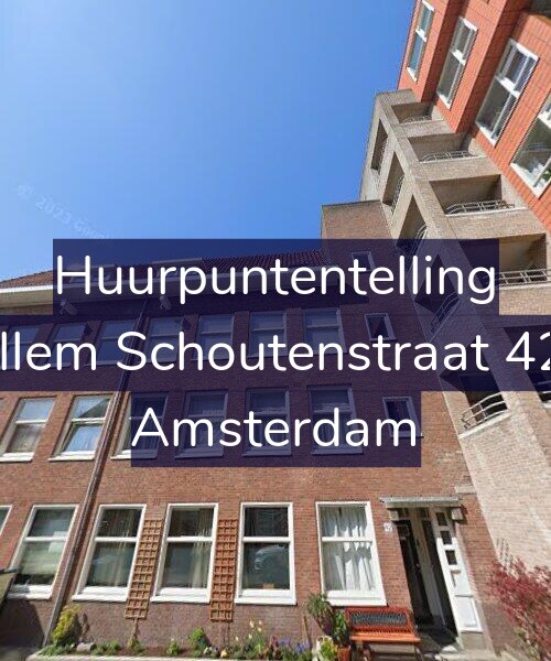 Foto gevel Huurpuntentelling voor Willem Schoutenstraat 42-1, Amsterdam