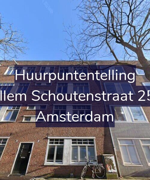 Foto gevel Huurpuntentelling voor Willem Schoutenstraat 25-1, Amsterdam