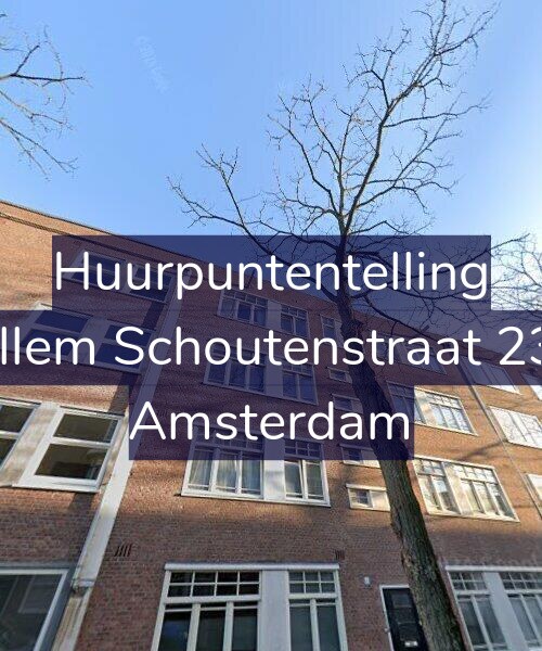 Foto gevel Huurpuntentelling voor Willem Schoutenstraat 23-3, Amsterdam