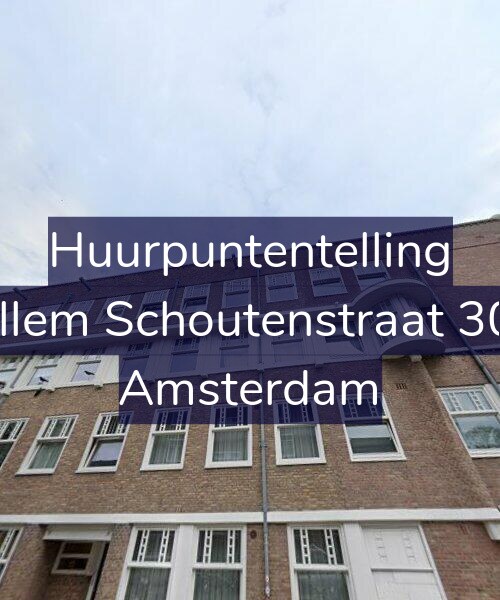 Foto gevel Huurpuntentelling voor Willem Schoutenstraat 30-2, Amsterdam
