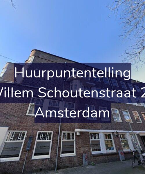 Foto gevel Huurpuntentelling voor Willem Schoutenstraat 26, Amsterdam