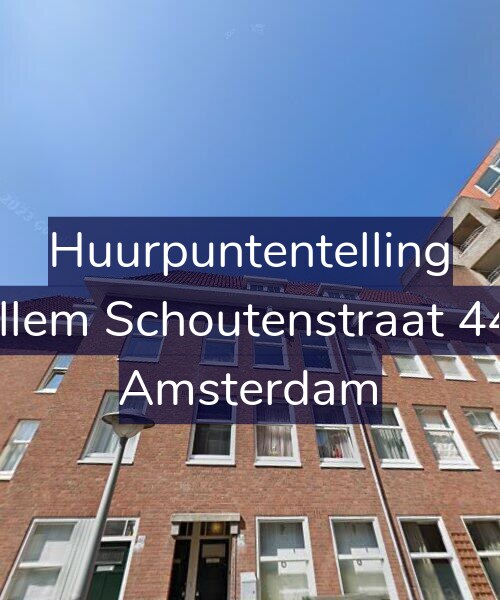 Foto gevel Huurpuntentelling voor Willem Schoutenstraat 44-2, Amsterdam