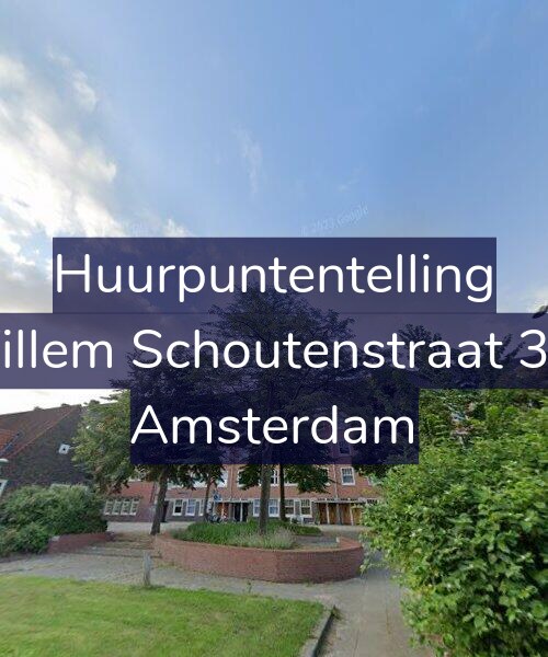 Foto gevel Huurpuntentelling voor Willem Schoutenstraat 3-1, Amsterdam