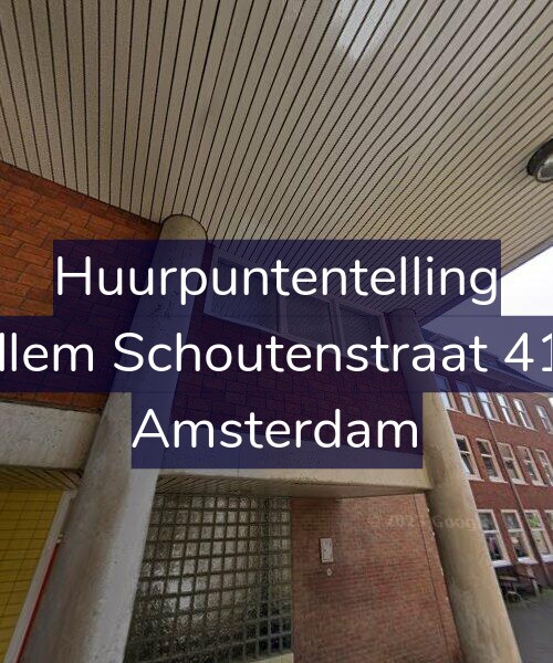 Foto gevel Huurpuntentelling voor Willem Schoutenstraat 41-A, Amsterdam