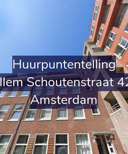 Foto gevel Huurpuntentelling voor Willem Schoutenstraat 42-2, Amsterdam