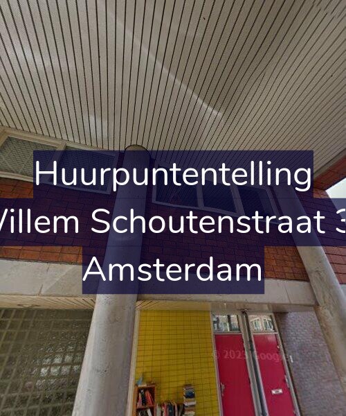 Foto gevel Huurpuntentelling voor Willem Schoutenstraat 34, Amsterdam