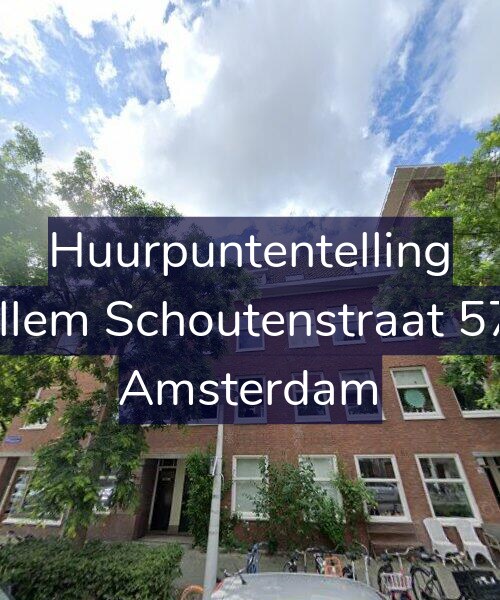 Foto gevel Huurpuntentelling voor Willem Schoutenstraat 57-1, Amsterdam