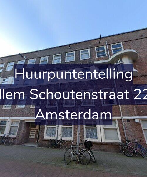 Foto gevel Huurpuntentelling voor Willem Schoutenstraat 22-H, Amsterdam